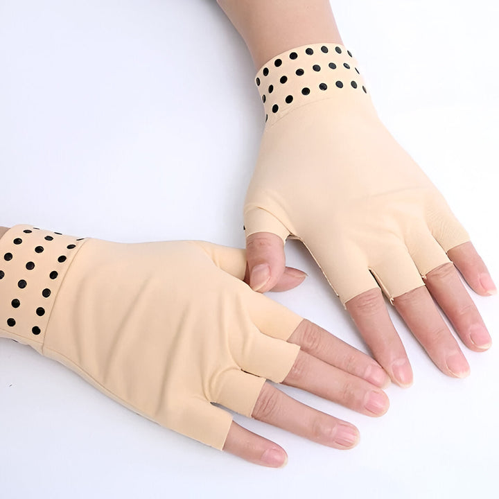 Magnetic Fingerless Compression Gloves for Everyday Hand Comfort