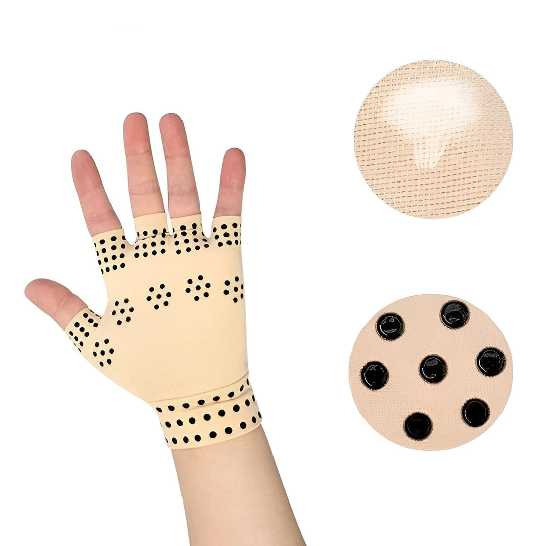 Magnetic Fingerless Compression Gloves for Everyday Hand Comfort