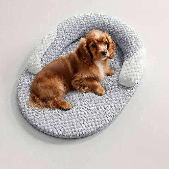 Washable Orthopaedic Cooling Dog Bed with Memory Foam and Support