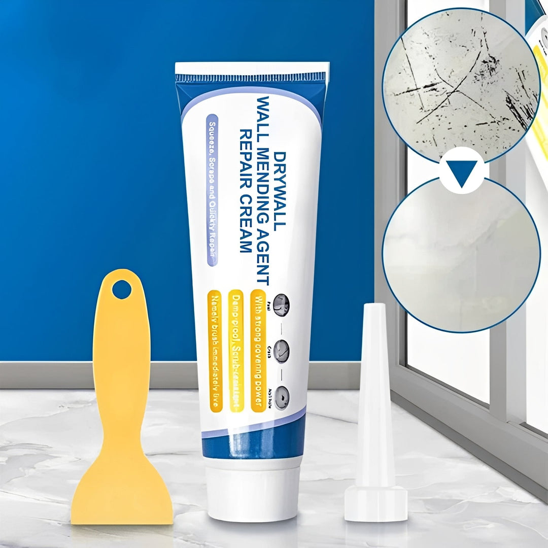 Complete Drywall Repair Kit Wall Mending Agent and Patch Cream