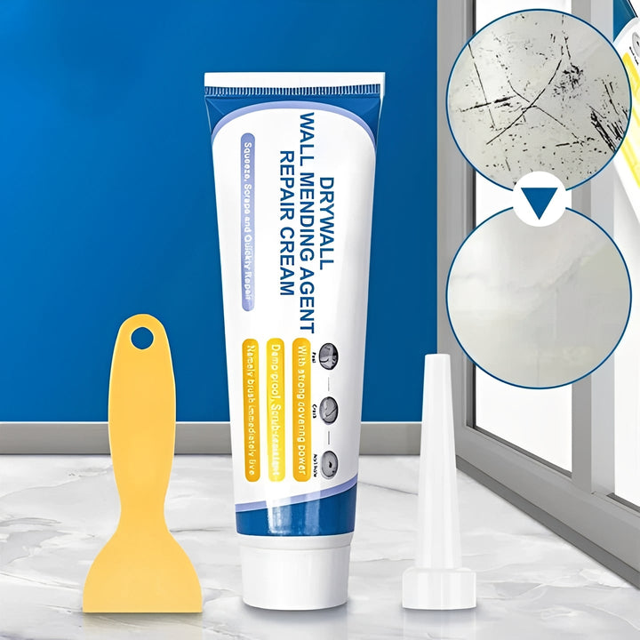 Complete Drywall Repair Kit Wall Mending Agent and Patch Cream