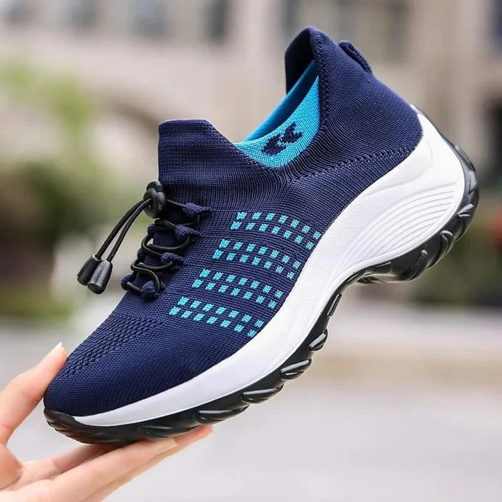 Comfortable Walking Sneakers with Arch Support and Breathable Design for Everyday Use