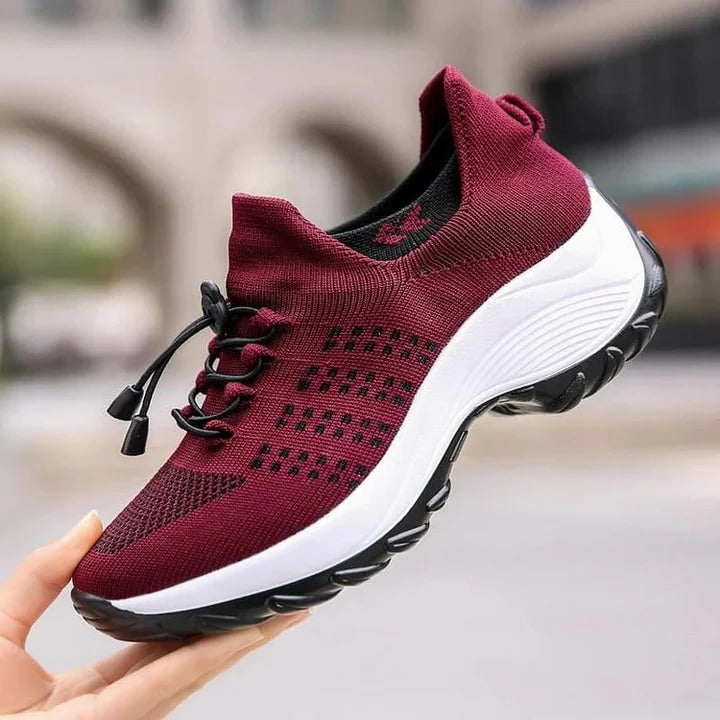 Comfortable Walking Sneakers with Arch Support and Breathable Design for Everyday Use