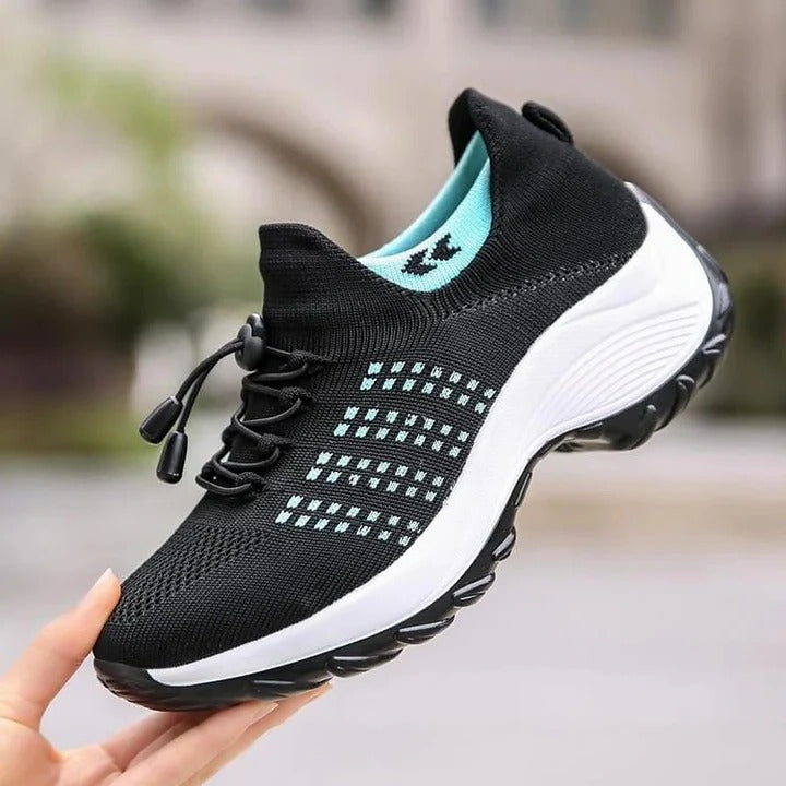 Comfortable Walking Sneakers with Arch Support and Breathable Design for Everyday Use