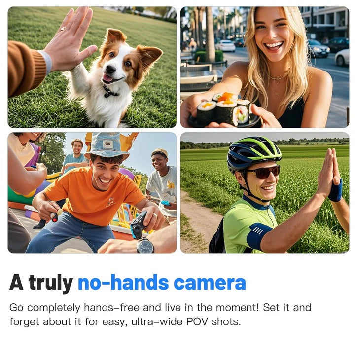 Professional 360 Action Camera 4K with Touch Screen