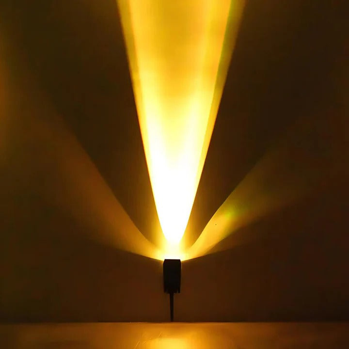 Solar Multi-zoom Spot Light with Waterproof LED and RGB colours