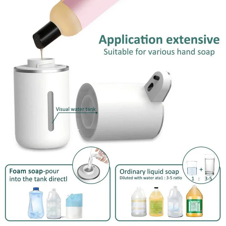 Wall Mounted Automatic Soap Dispenser Touchless for Home and Office