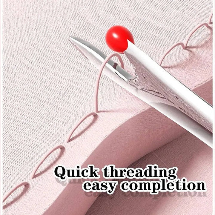 Portable Needle Threader and Seam Ripper Tool for Embroidery and Quilting