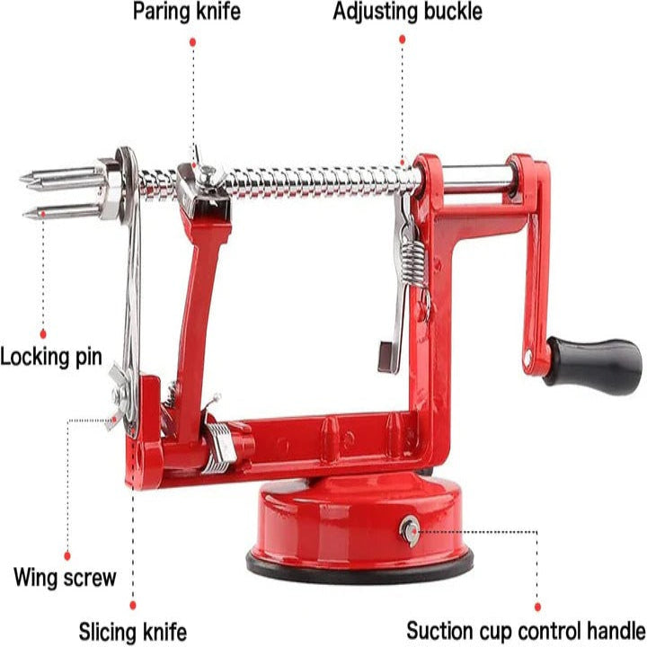 Apple Skin Peeler and Professional Stainless Steel Rotary Blade and Ergonomic Grip