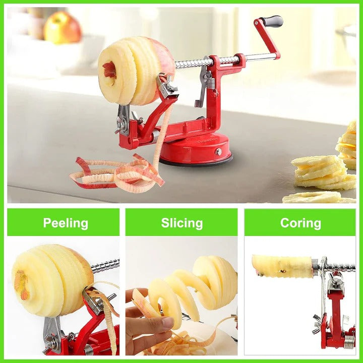 Apple Skin Peeler and Professional Stainless Steel Rotary Blade and Ergonomic Grip