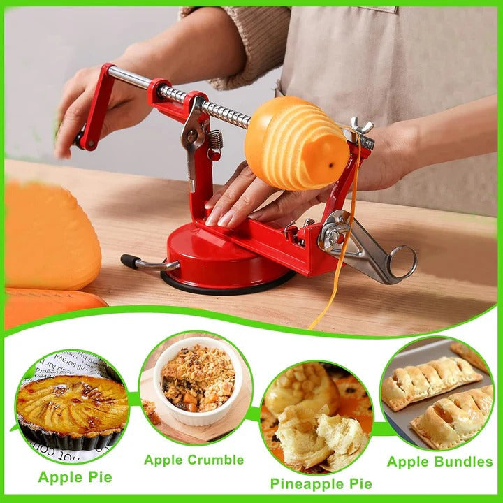 Apple Skin Peeler and Professional Stainless Steel Rotary Blade and Ergonomic Grip
