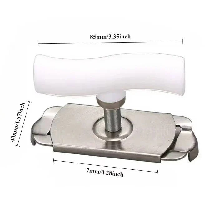 Adjustable Stainless Steel Jar and Cap Opener Tool for Various Lid Sizes