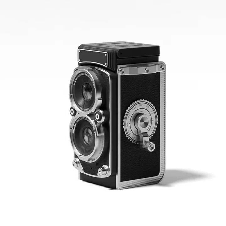Vintage Style Digital Camera for Photography with Rechargeable Battery and Built-in Flash