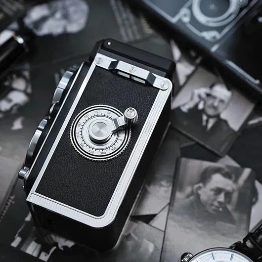 Vintage Style Digital Camera for Photography with Rechargeable Battery and Built-in Flash