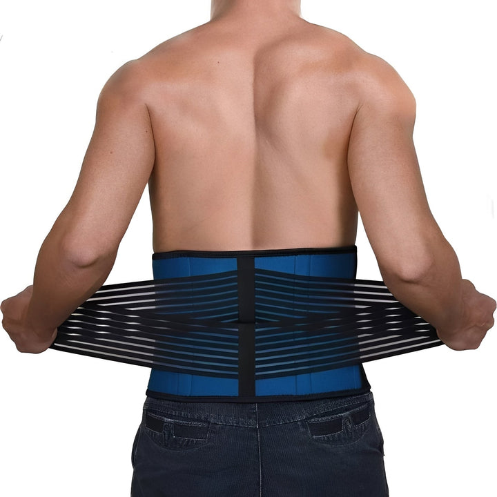Lower Back Support Belt with Elastic Support and Non Slip Design