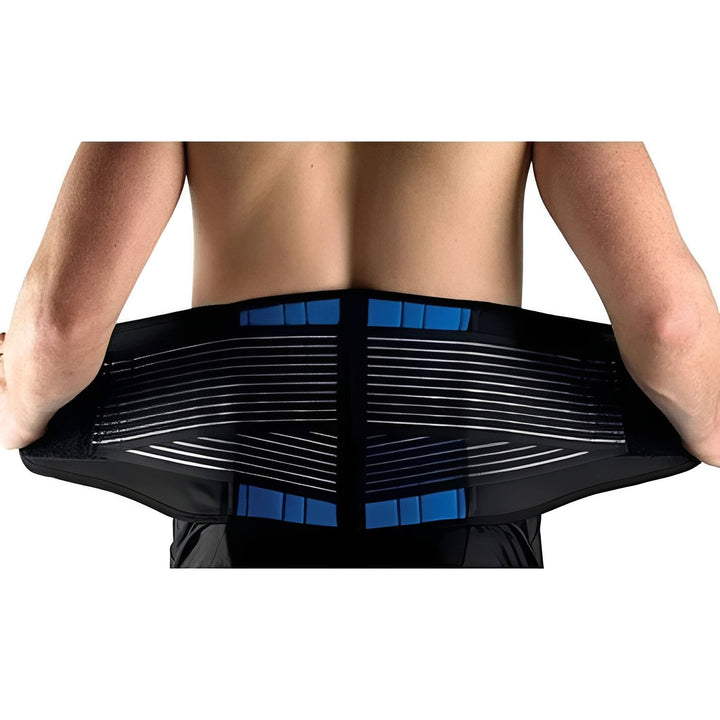 Lower Back Support Belt with Elastic Support and Non Slip Design