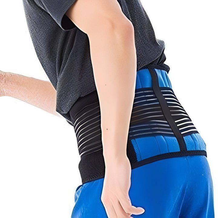 Lower Back Support Belt with Elastic Support and Non Slip Design