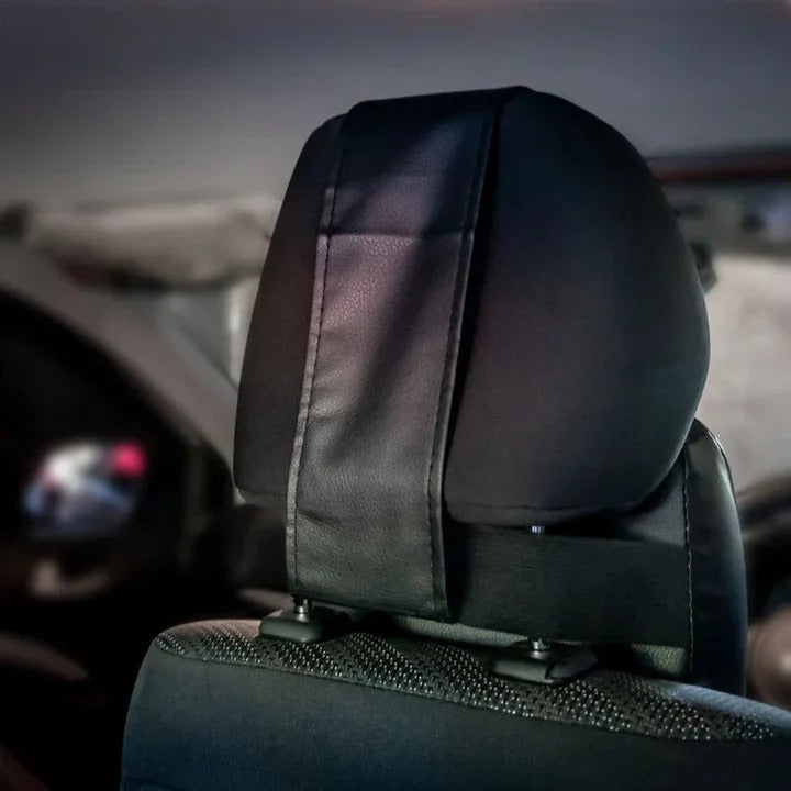 Car Headrest Neck Rest Cushion with High Density Foam and Universal Fit for Driver and Passenger Seats