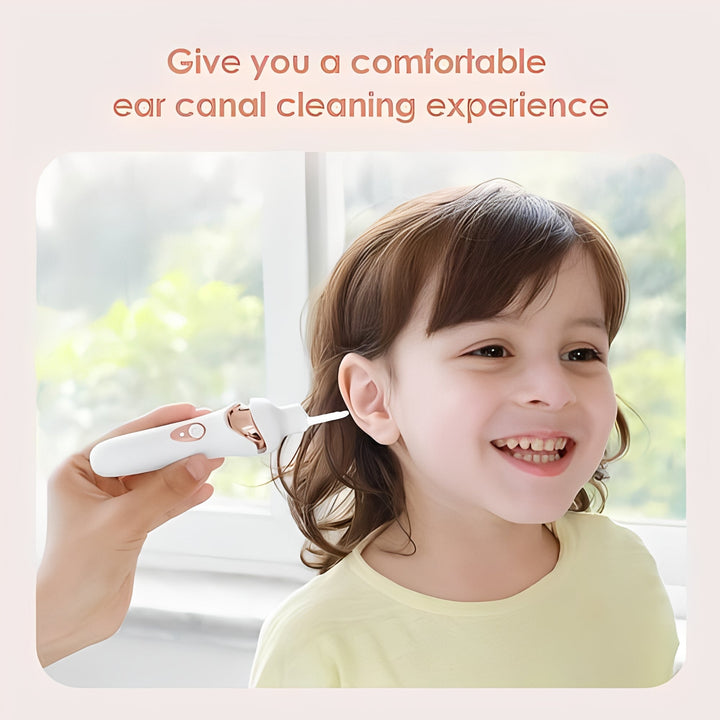 Handheld Ear Vacuum with Soft Material Nozzles