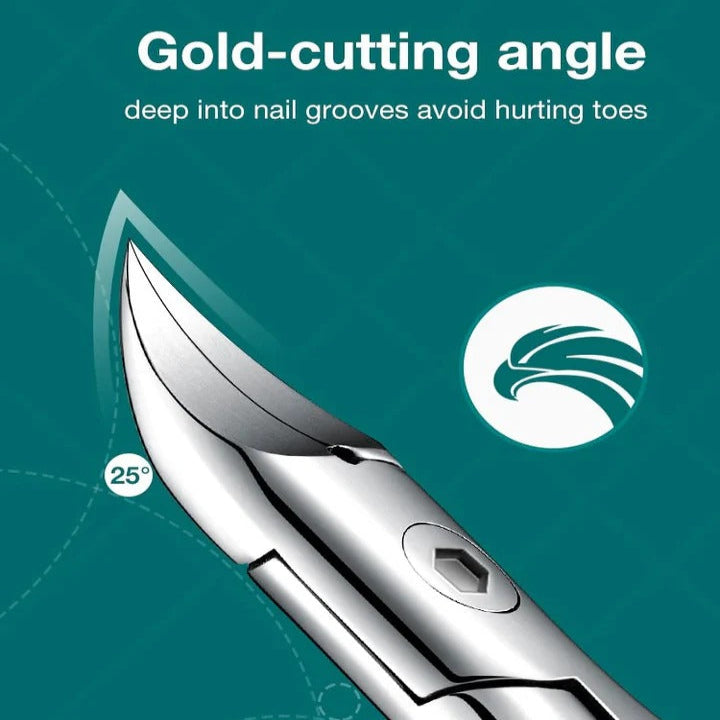 Heavy Duty Toenail Clippers with Precision Sharp Edges