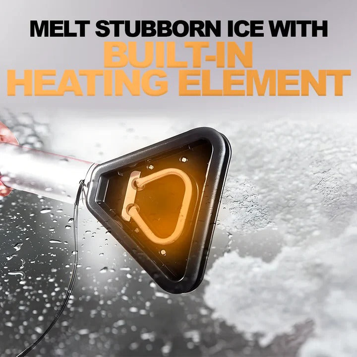Electric Windshield Scraper with Integrated Heating