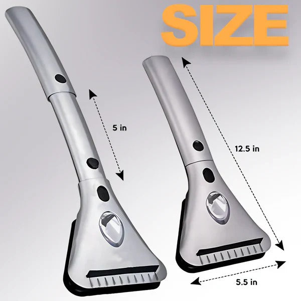 Electric Windshield Scraper with Integrated Heating