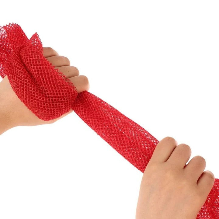 Exfoliating Bath Scrubber with African Net Sponge Material and Porous Texture for Body Cleaning