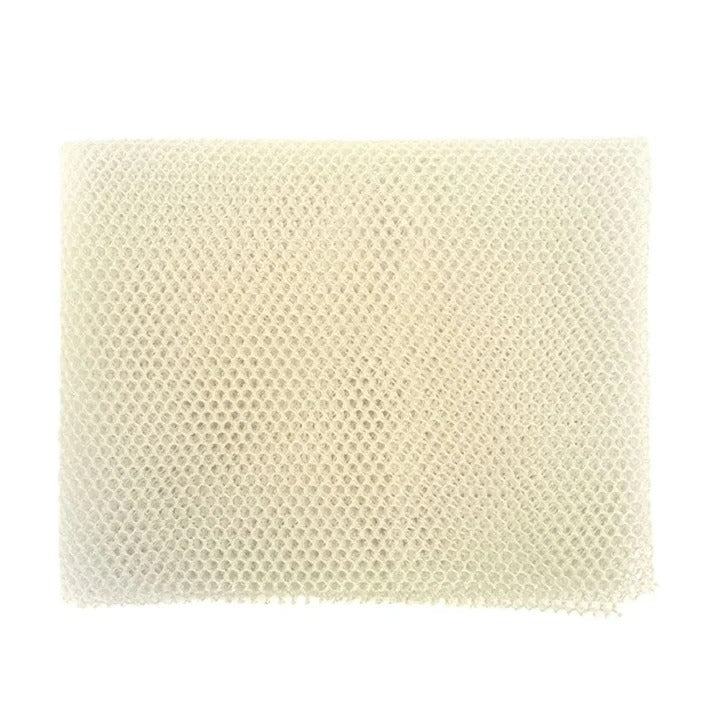 Exfoliating Bath Scrubber with African Net Sponge Material and Porous Texture for Body Cleaning