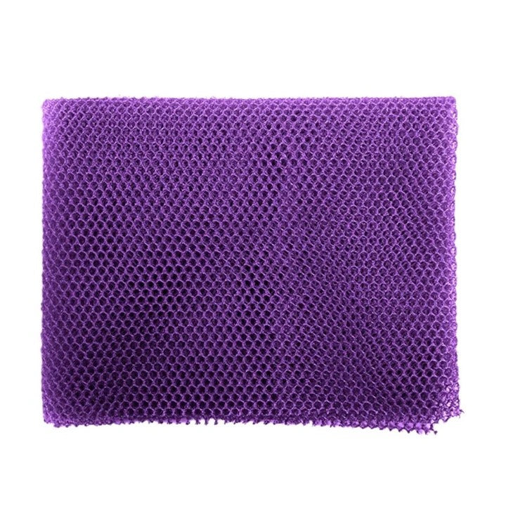 Exfoliating Bath Scrubber with African Net Sponge Material and Porous Texture for Body Cleaning