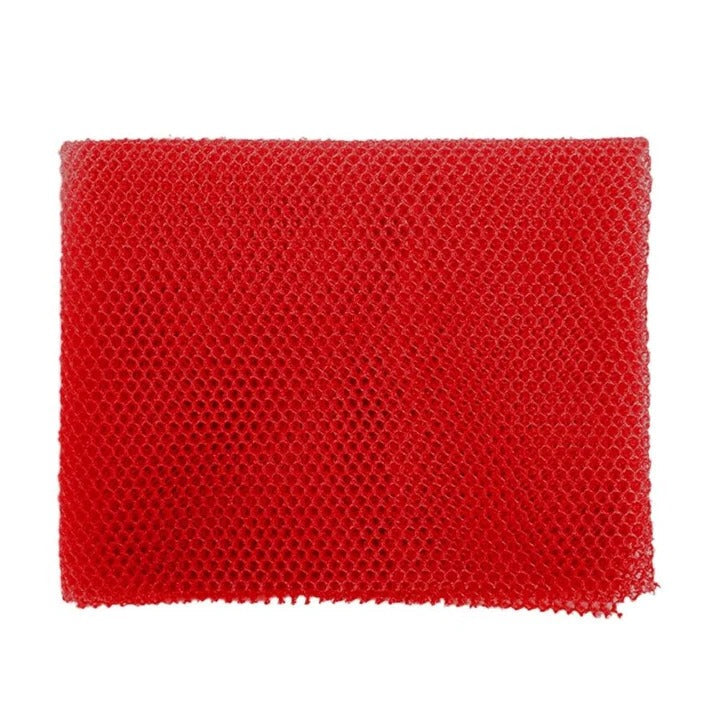 Exfoliating Bath Scrubber with African Net Sponge Material and Porous Texture for Body Cleaning