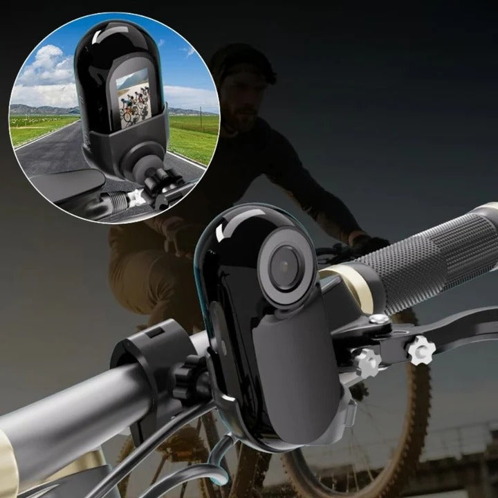 POV Sport Recorder with Mini Magnetic Action Camera Hardware and Integrated Video Capture and Wearable Frame