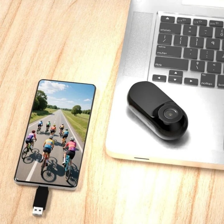 POV Sport Recorder with Mini Magnetic Action Camera Hardware and Integrated Video Capture and Wearable Frame