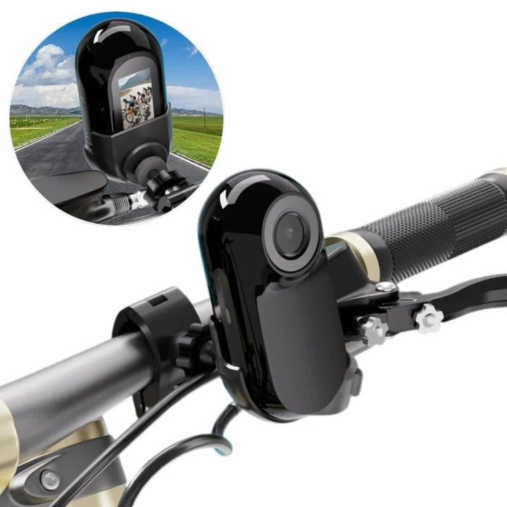 POV Sport Recorder with Mini Magnetic Action Camera Hardware and Integrated Video Capture and Wearable Frame