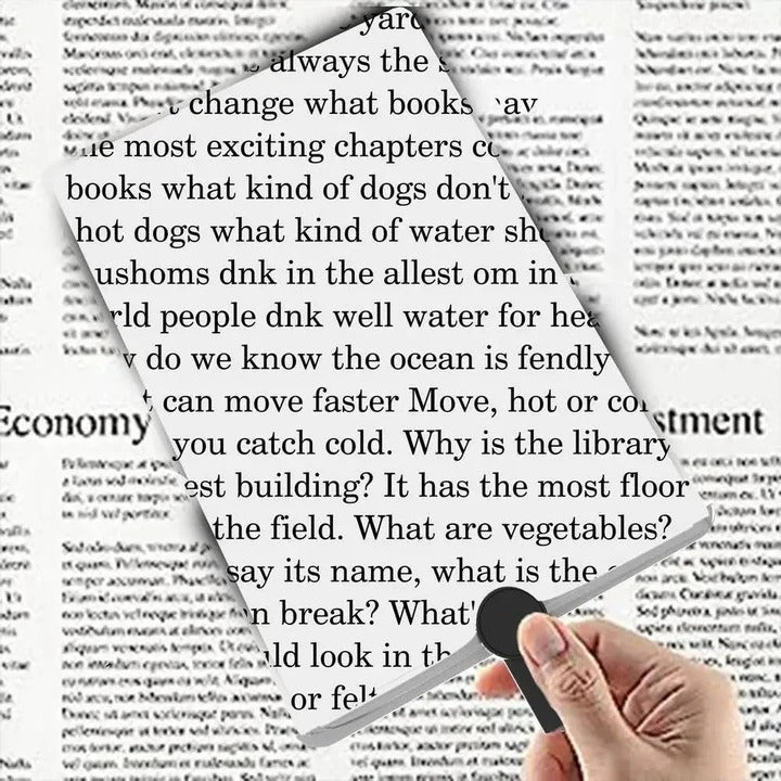 Reading Magnifiers with Polished Glass Material and High Magnification Power