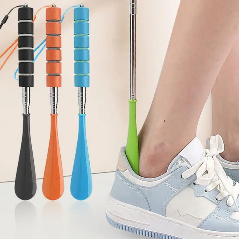 Extendable Shoe Horn with Premium Stainless Steel Construction