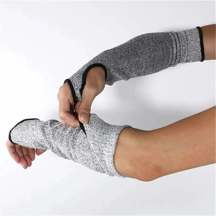 Industrial Cut Resistant Arm Sleeves with Breathable Heat Resistant Material