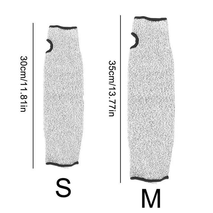 Industrial Cut Resistant Arm Sleeves with Breathable Heat Resistant Material
