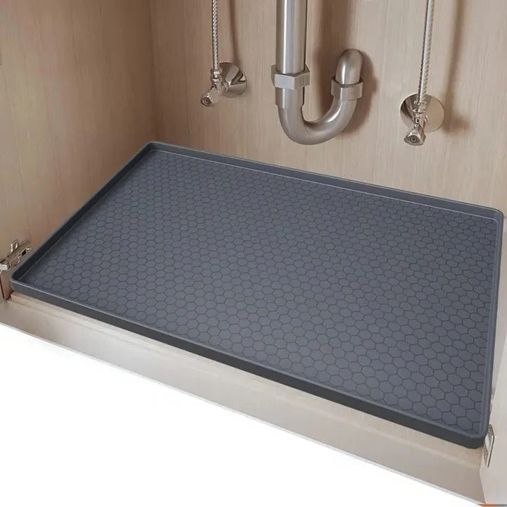 Silicone Under Sink Protective Liner for Kitchen Cabinets and Waterproof Leak Guard