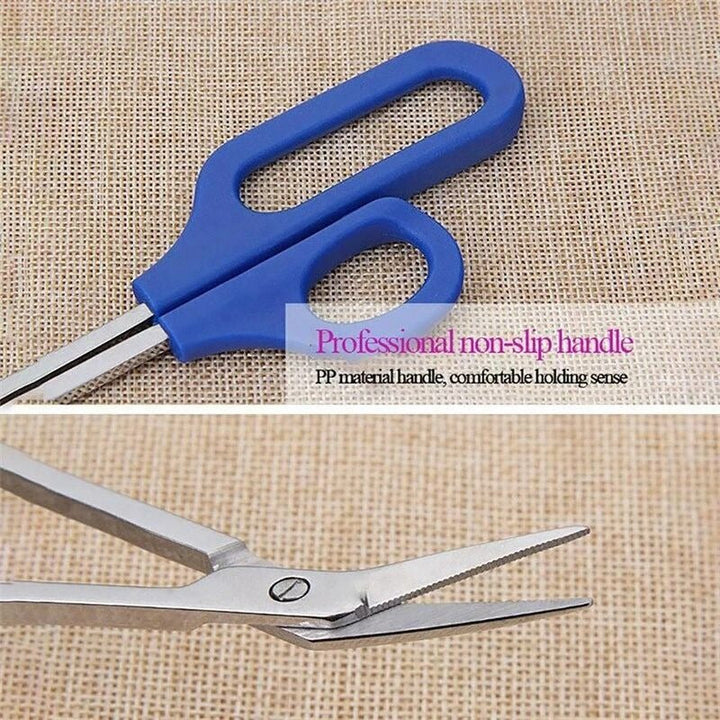 2-Pack Long Handle Toenail Trimming Scissors and Clippers Set