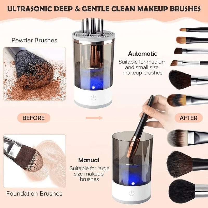 Smart Electric Makeup Brush Cleaner with Fast Cleaning