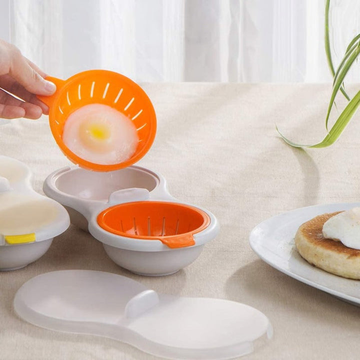 Fast Action Microwave Egg Maker for Hard or Soft Boiled Eggs