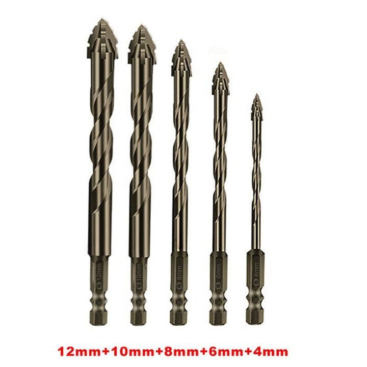 Professional Grade Eccentric Drill Bit with Serrated Cutting Edges