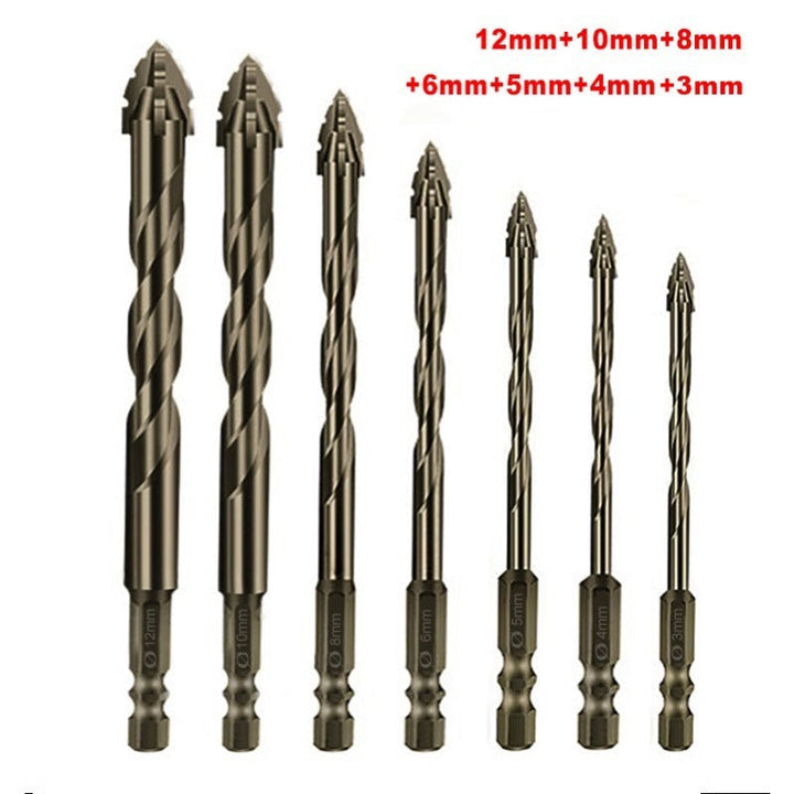 Professional Grade Eccentric Drill Bit with Serrated Cutting Edges