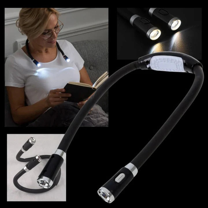 Rechargeable Neck Book Light with Eye-Protection