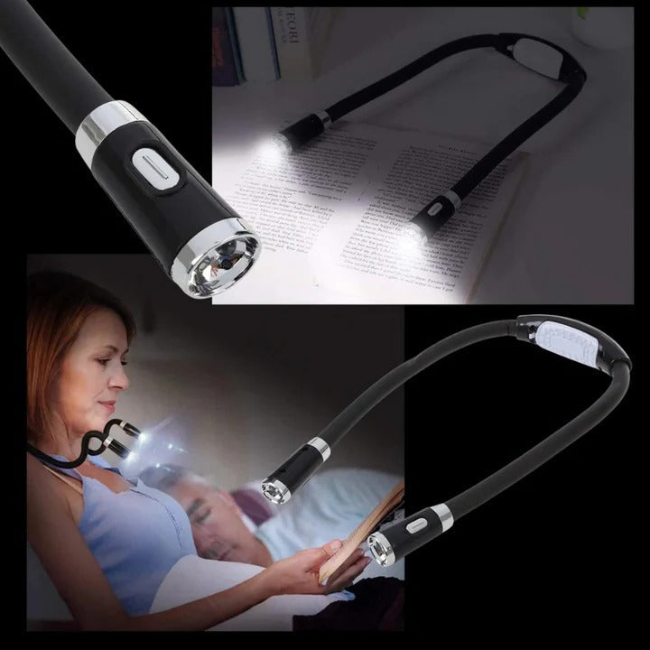 Rechargeable Neck Book Light with Eye-Protection