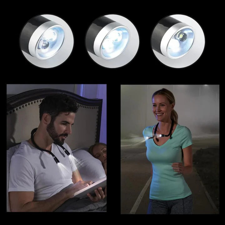 Rechargeable Neck Book Light with Eye-Protection