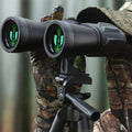 High Power Long Range Binoculars with Large Objective Lens