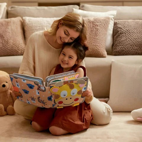 Early Learning Montessori Book and Interactive Quiet Book for Toddlers
