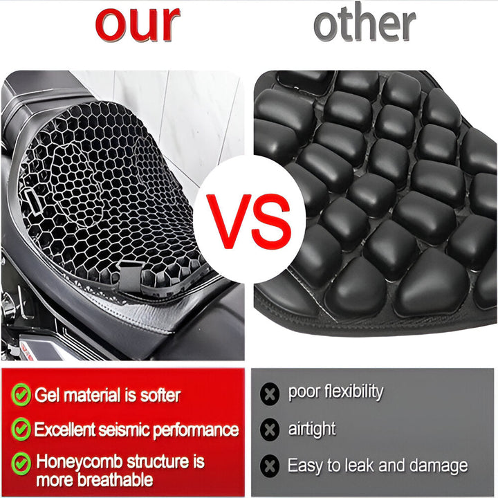 Gel Seat Pad for Motorcycle Long Distance Rides
