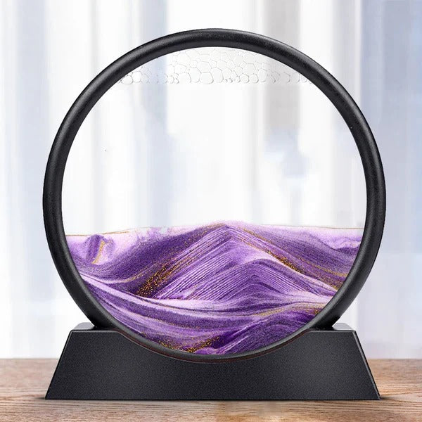 3D Moving Sea Sand Art and Kinetic Sand Landscape
